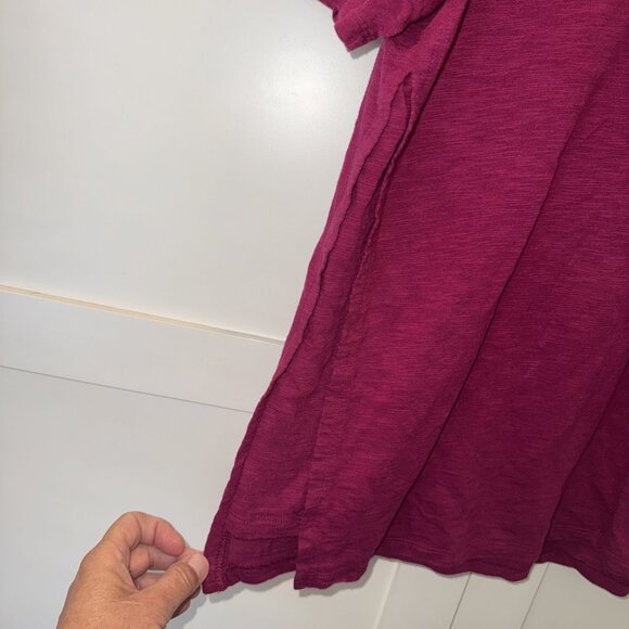 Chico's Women's Ultimate Tee Short Sleeve Coral Size: 2 US: Large fuchsia - Picture 5 of 13